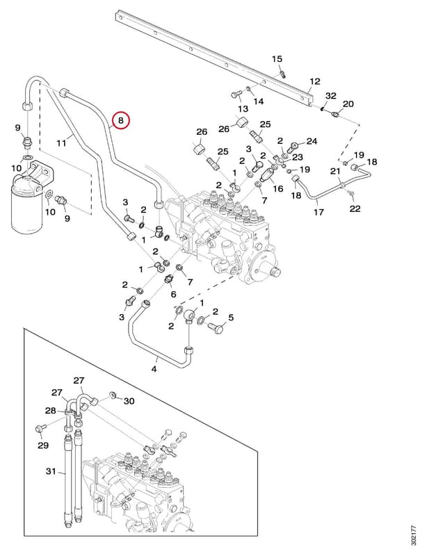 FUEL PIPE 1422771