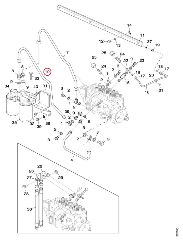 FUEL PIPE 1422774