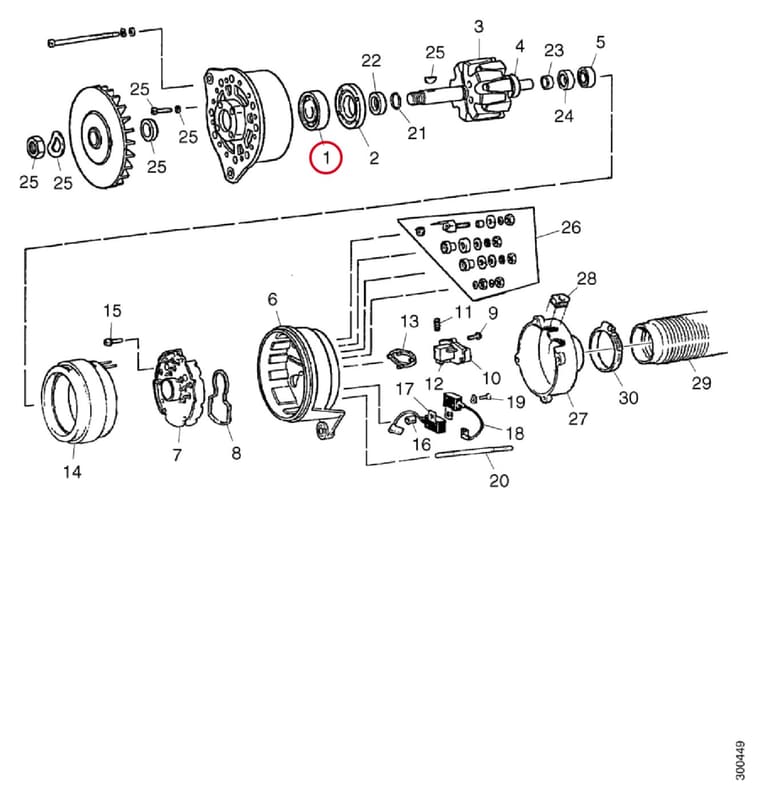 BALL BEARING 1424741