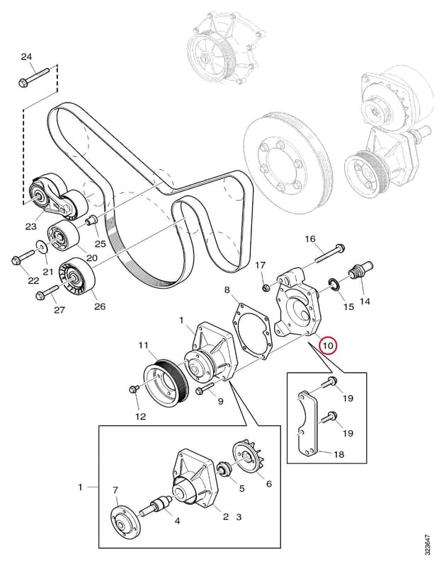 WATER PUMP HOUSING 1424772
