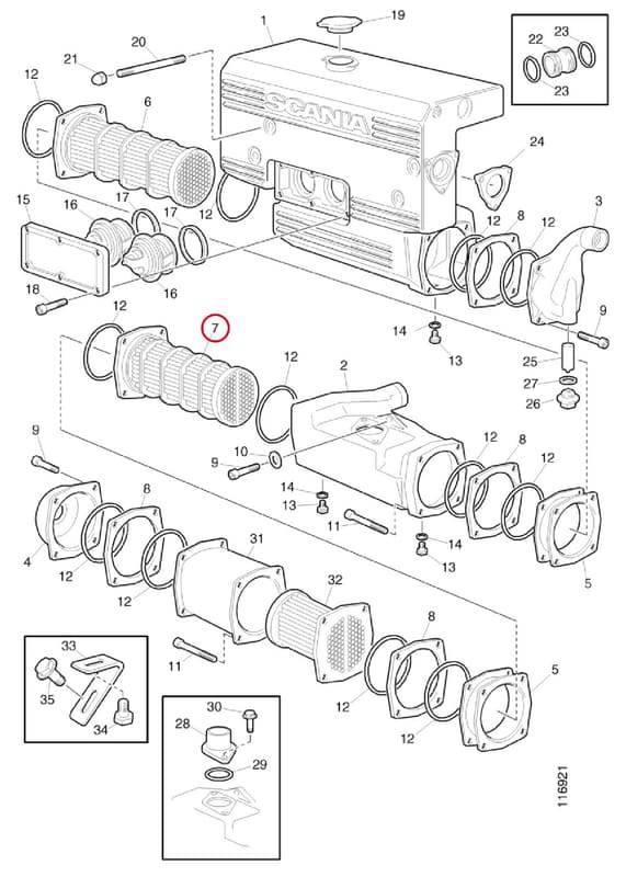 INTERCOOLER ELEMENT 1427849
