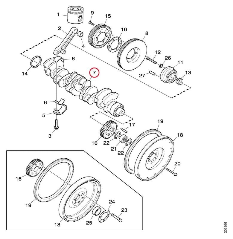 CRANKSHAFT 1430825