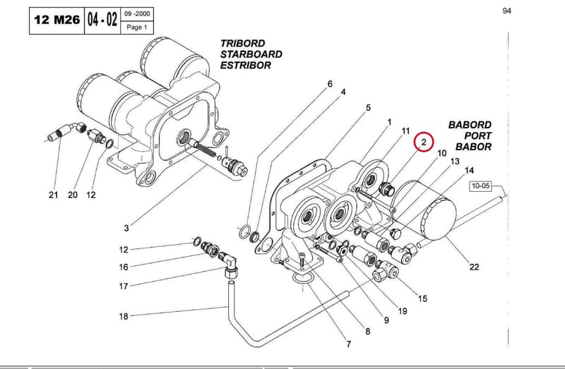 NIPPLE 27x150 JC-1 " UNF12 JC 14400085R