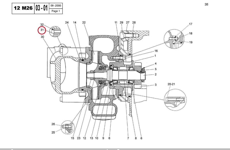 SCREW CHC M8x60 14400331J