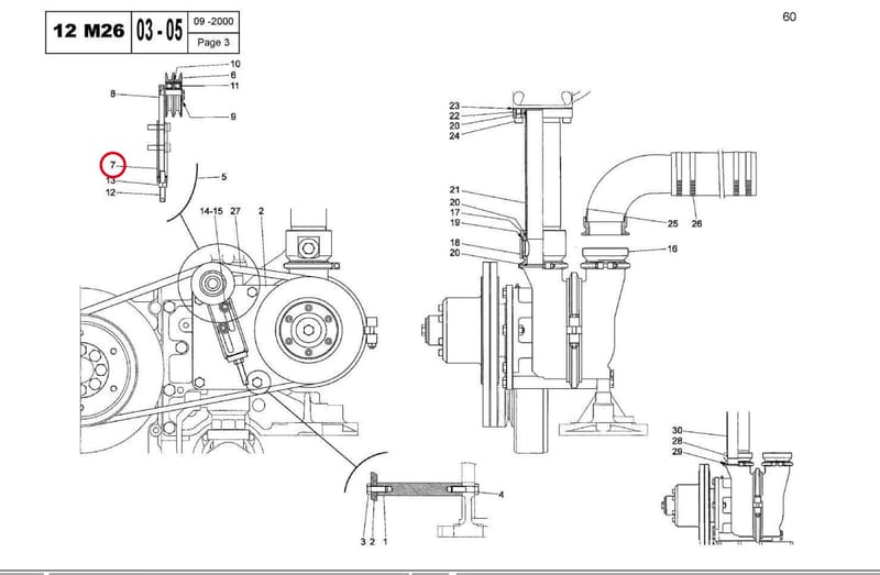 BELT TIGHTENER BODY 14421075G