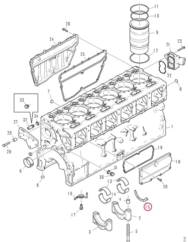 THRUST BEARING 1444619