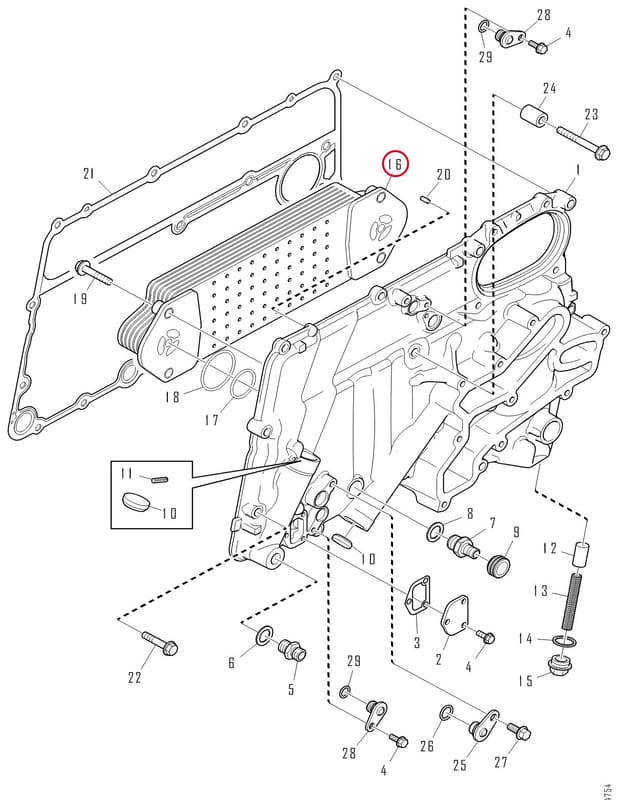 MAIN BEARING - THIS PRODUCT IS REPLACED! 1448933