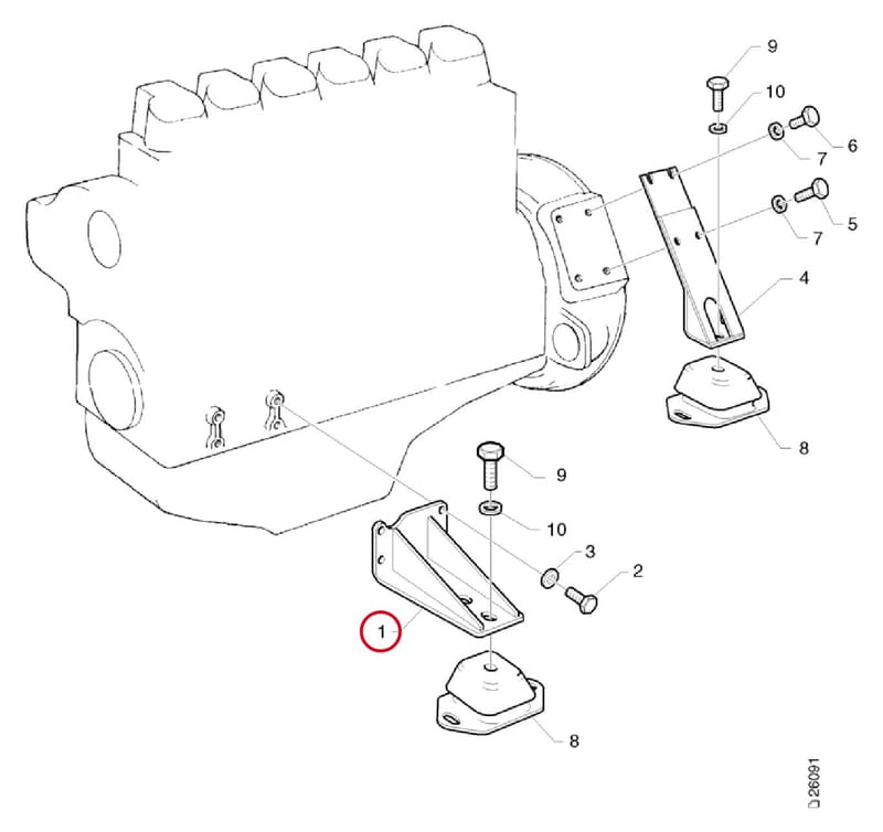 ENGINE BRACKET 1478005