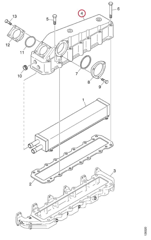 INTAKE MANIFOLD 1495833