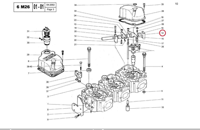 ROCKER ARM SUPPORT 15010320Q-CW