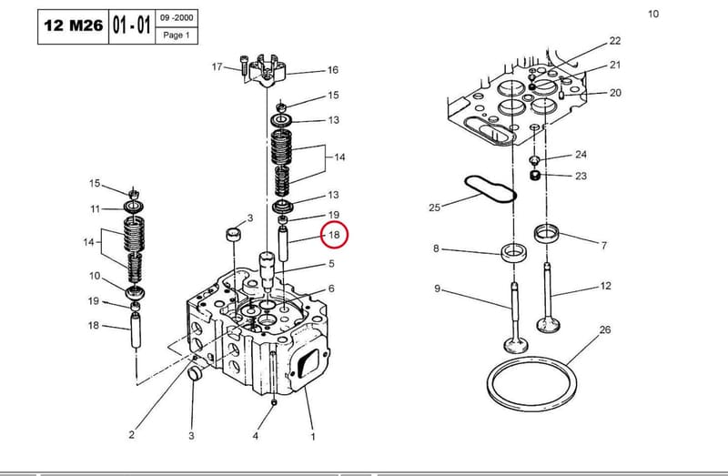 VALVE GUIDE 15011040Y