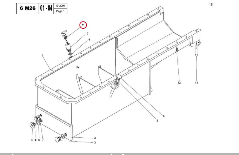 OIL DIPSTICK 6M26 PL14210250 15011860P