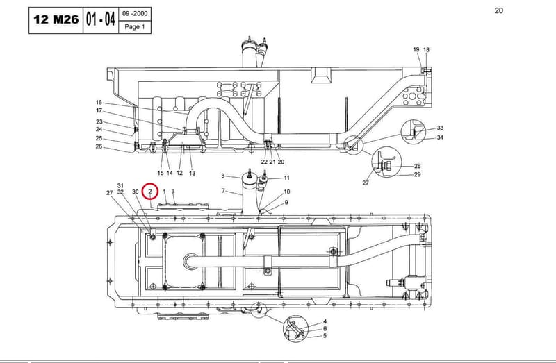 INSPECTION DOOR GASKET ***33 15012040K
