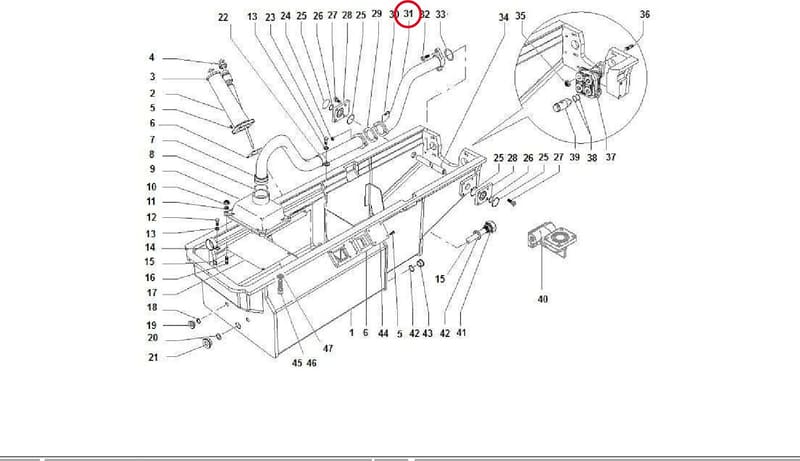 OIL INLET TUBE / FRONT 12M27 15012260Z