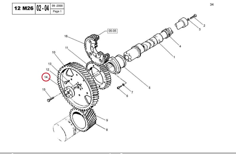 THRUST WASHER 43 65 20 15020400X