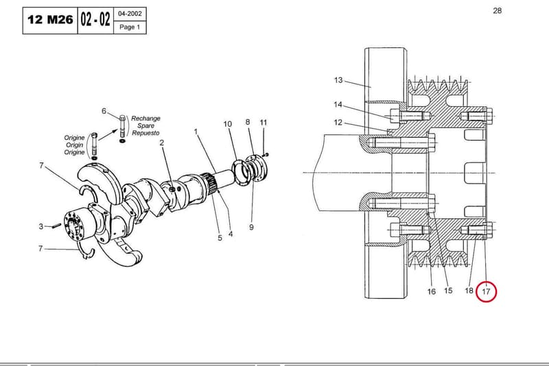 FLANGE 15020910B