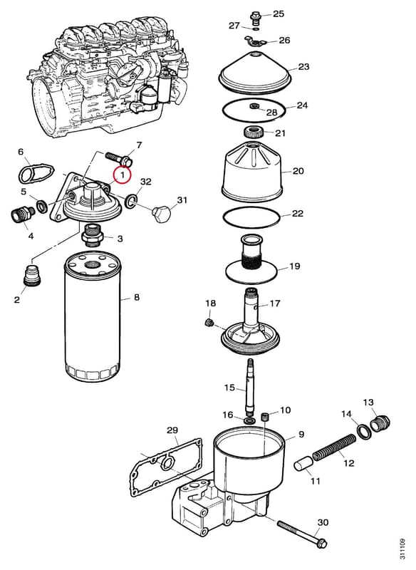 FILTER HEAD 1502755