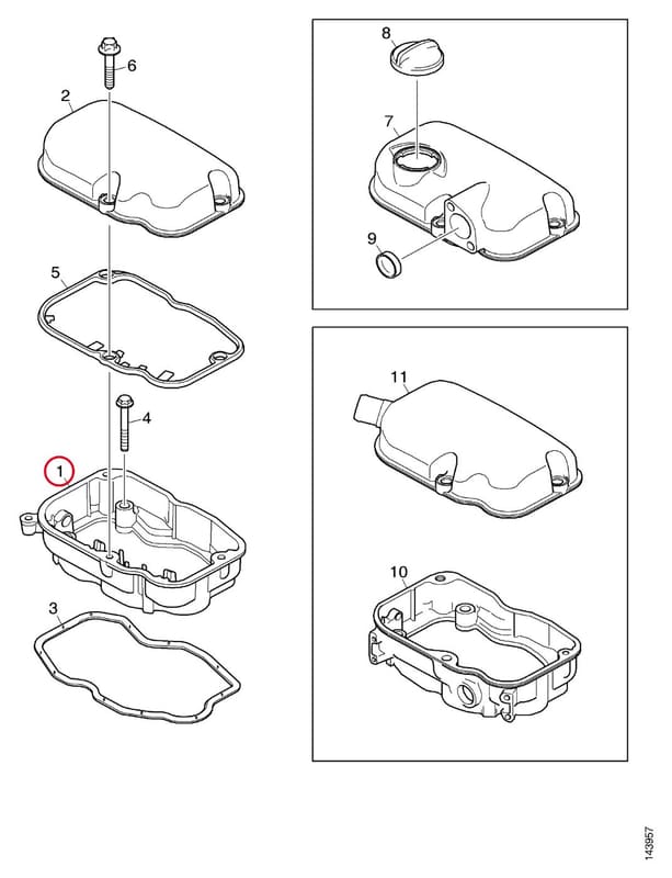 VALVE COVER - THIS PRODUCT IS REPLACED! 1503190R