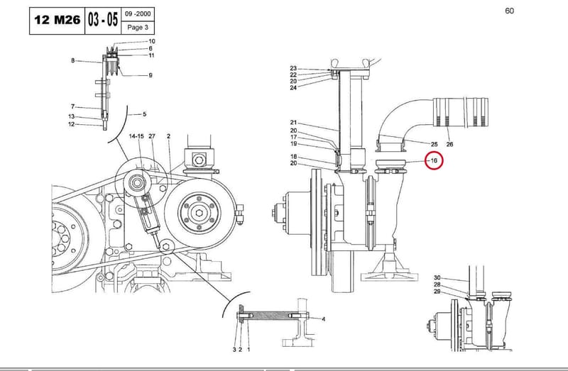 SUCTION FLANGE 15033571N