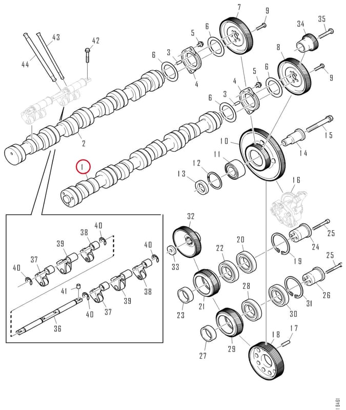 CAMSHAFT - THIS PRODUCT IS REPLACED! 1503529R