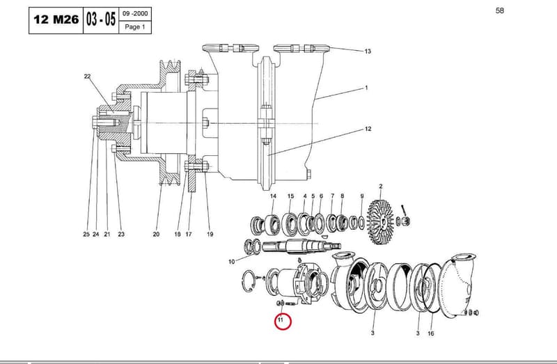 WASHER 12,6 21 1 15039120V