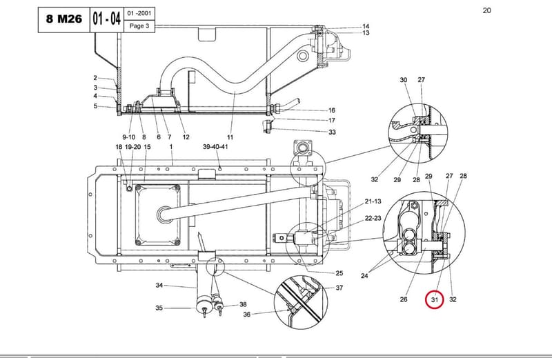 SQUARE FLANGE 15041490W