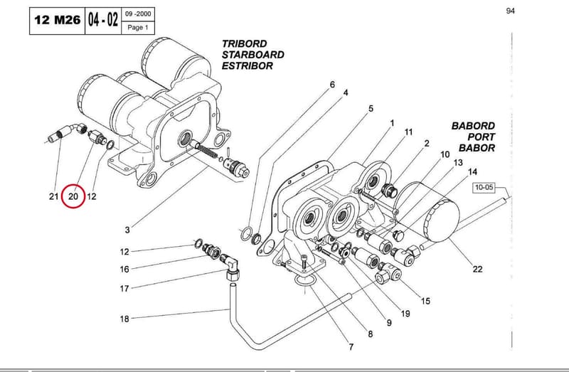 SPACER M18 15041660F