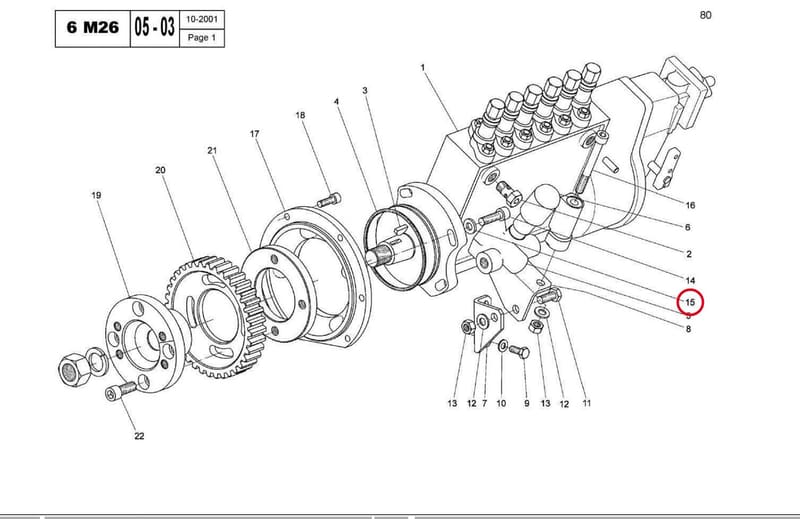 O-RING 15058100A