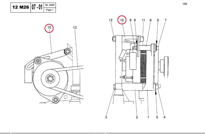 BELT TIGHTENER ALTER.M26 15070260S