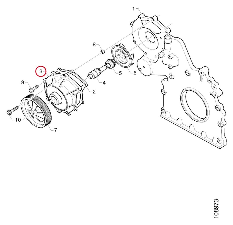 COOL PUMP COVER 1508536