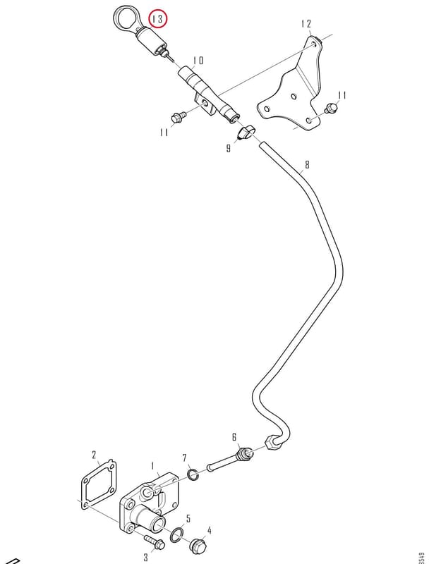 OIL DIPSTICK 1515994