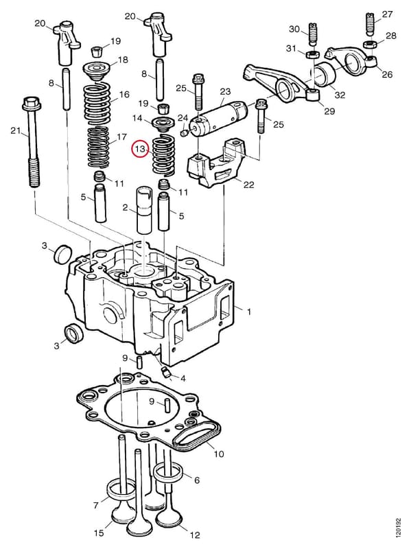 VALVE SPRING INTAKE - THIS PRODUCT IS REPLACED! 1519700