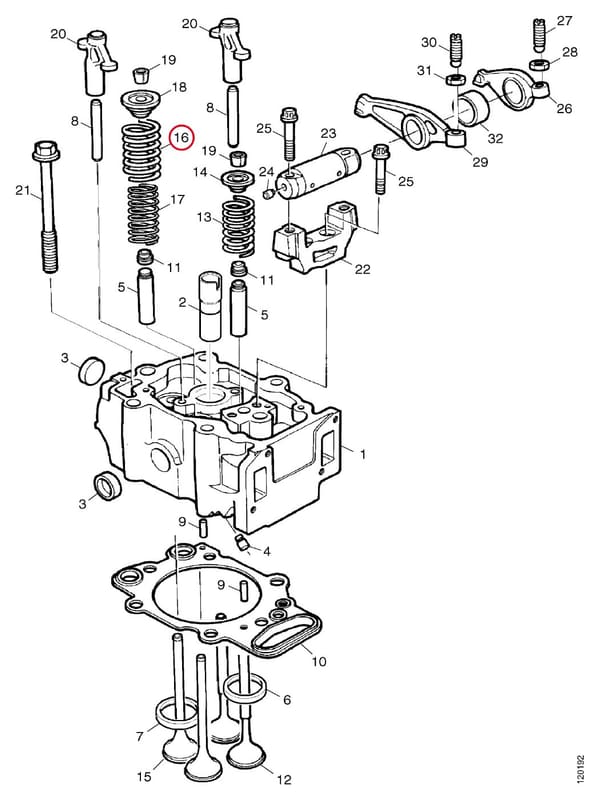 VALVE SPRING - THIS PRODUCT IS REPLACED! 1519702