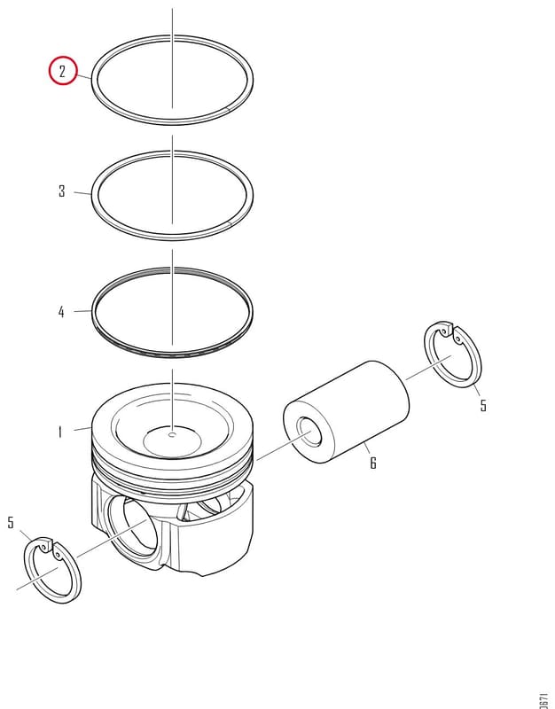 COMP RING 1523070
