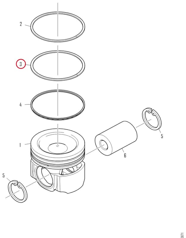 COMP RING 1523073
