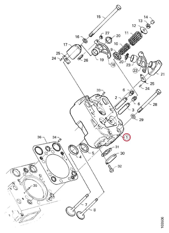 CYLINDER HEAD 1523419