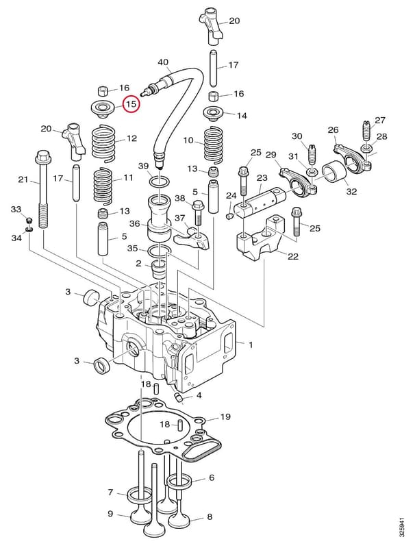 Valve spring collar - THIS PRODUCT IS REPLACED! 1528551