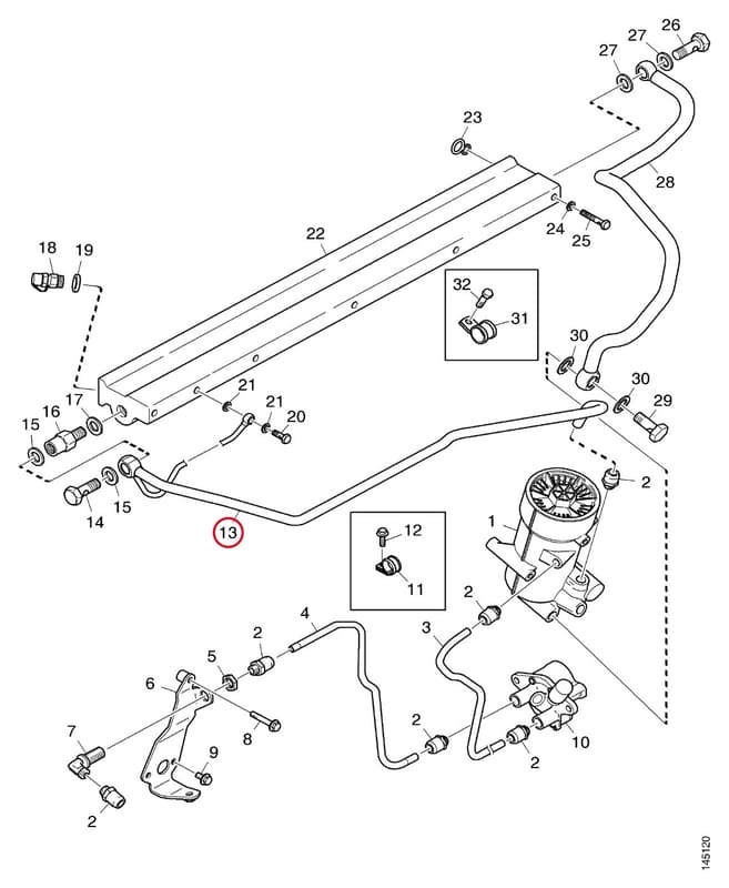 FUEL PIPE 1528955