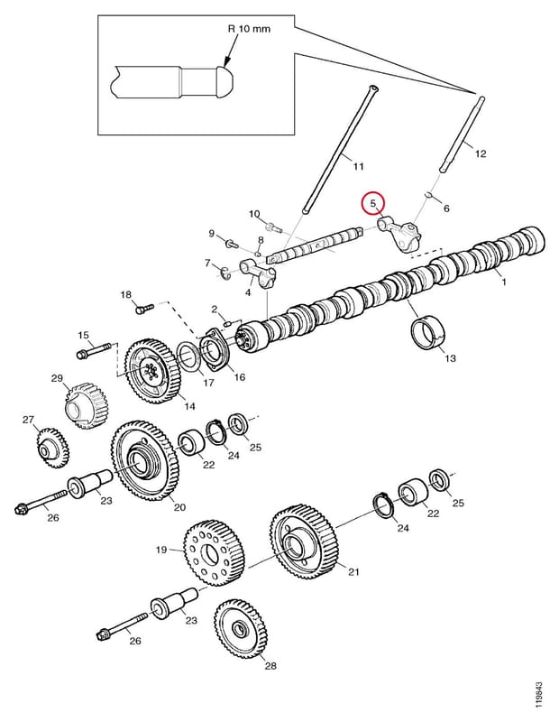 VALVE TAPPETS- THIS PRODUCT IS REPLACED! 1540120