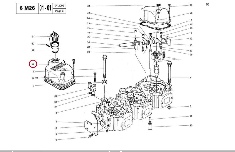 ROCKER COVER 15510280A
