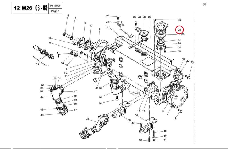 THERMOSTAT HOUSING 15530491T
