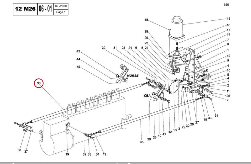 CONTROL ROD 15560330C
