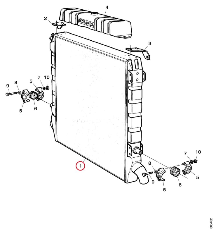 RADIATOR - THIS PRODUCT IS REPLACED! 1678051