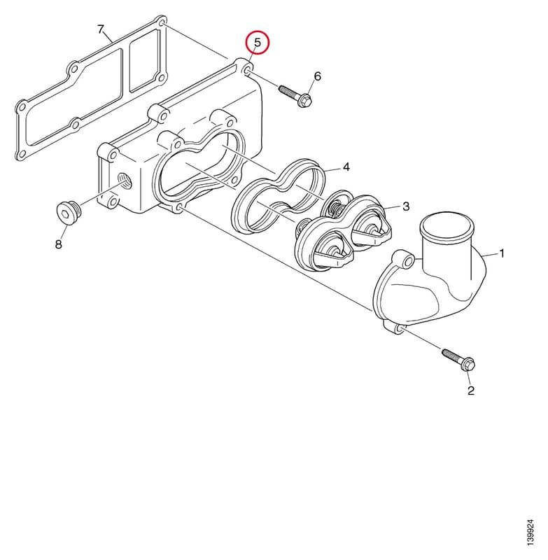 THERMOSTAT HOUSING 1720317
