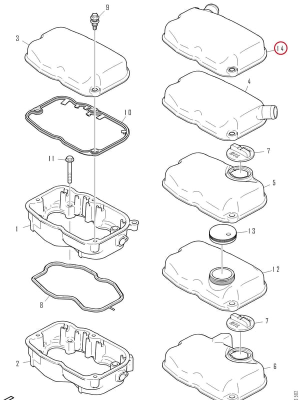 ROCKER COVER 1725068