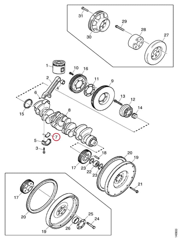 CONNECTION ROD BEARING - THIS PRODUCT IS REPLACED! 1745175