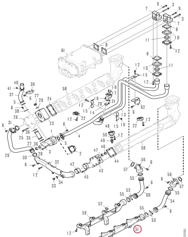 WATER PIPE - THIS PRODUCT IS REPLACED! 1764592