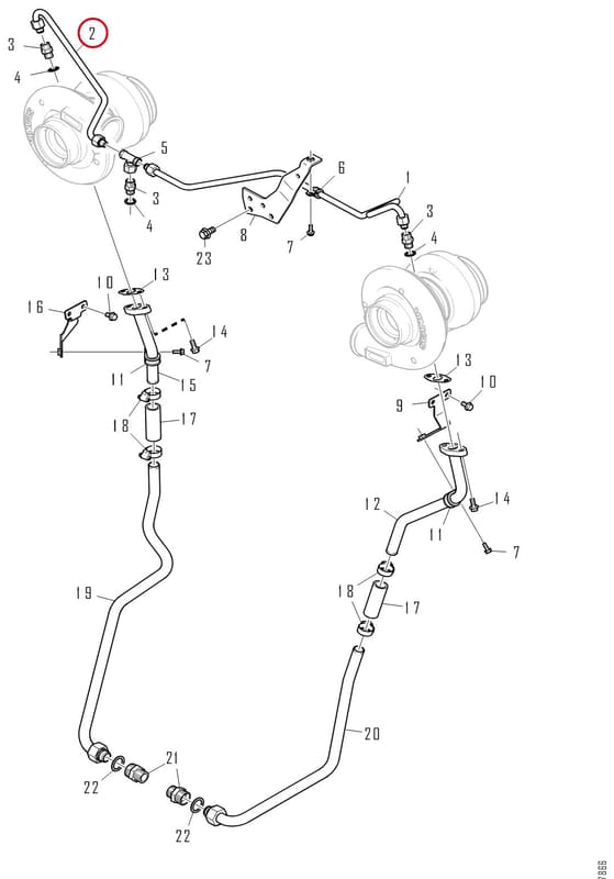 PIPE TURBO PRESSURE 1764690