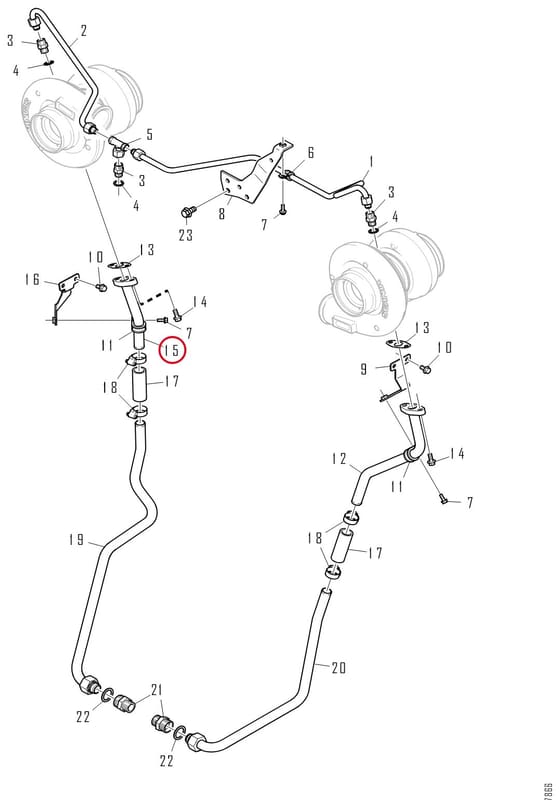 PIPE TURBO PRESSURE 1764692