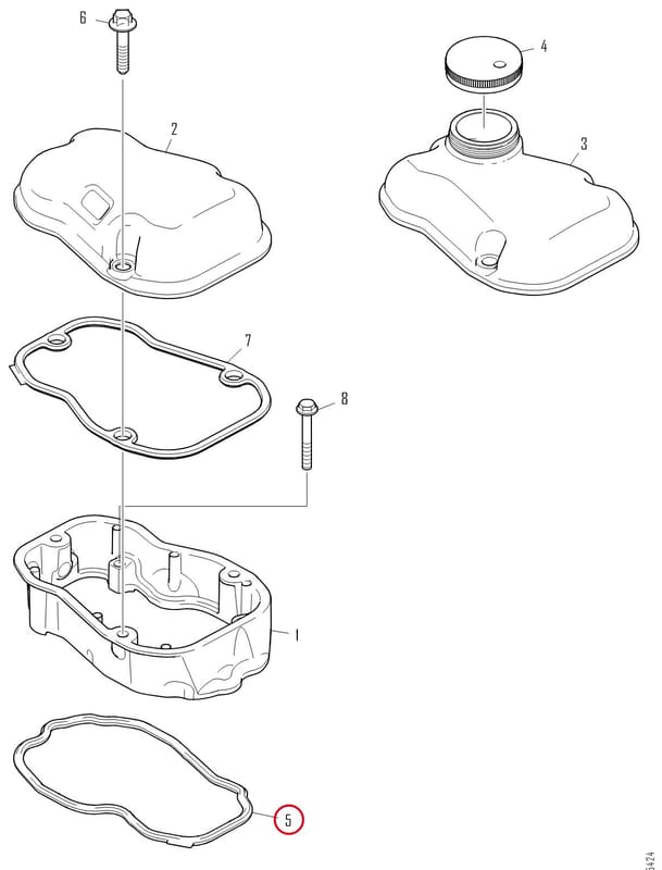 ROCK COV GASKET ( LO ) 1772475